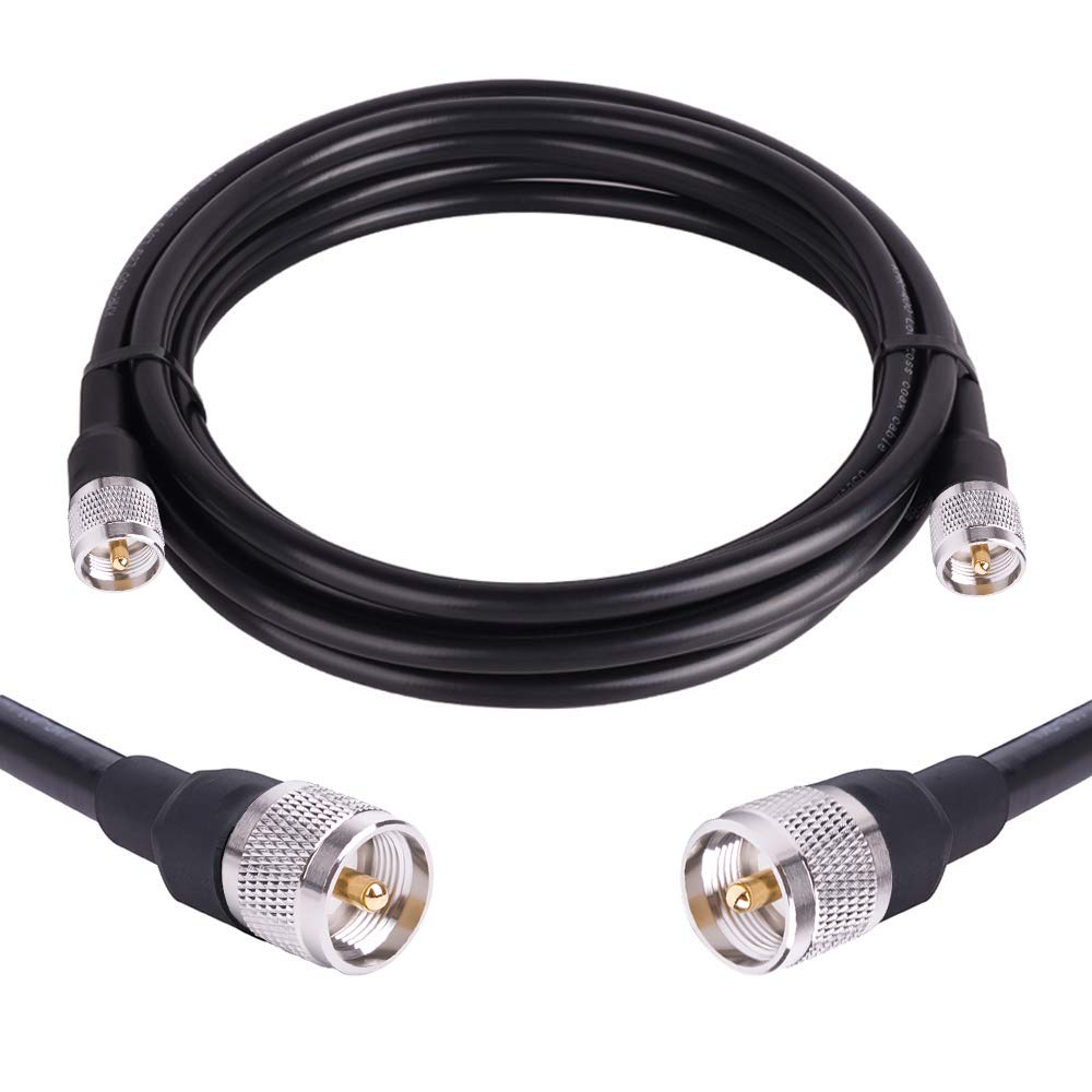 Buy XRDS RF PL259 UHF CB Coax Cable 10ft, 50 ohm KMR400 PL259 UHF
