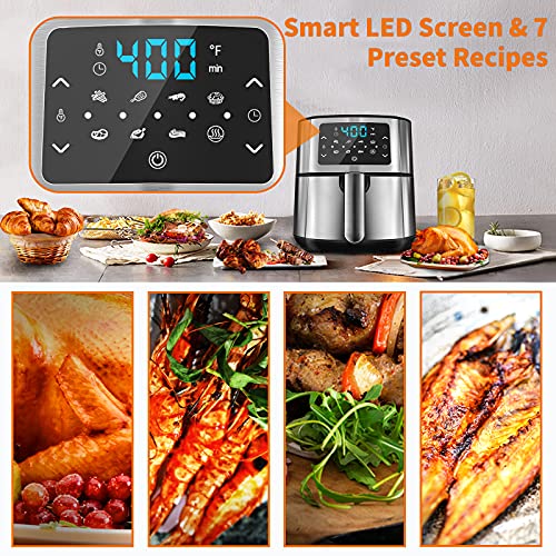 Air-Fryer-BLUE-STONE-7-in-1-Electric-Hot-Air-Fryer-with-LCD-Touch-Panel-6-Quart-Digital-Hot-Oven-Oiliness-Cooker-Upgrade-7-Presets-Preheat-Keep-Warm-Nonstick-Frying-Pot