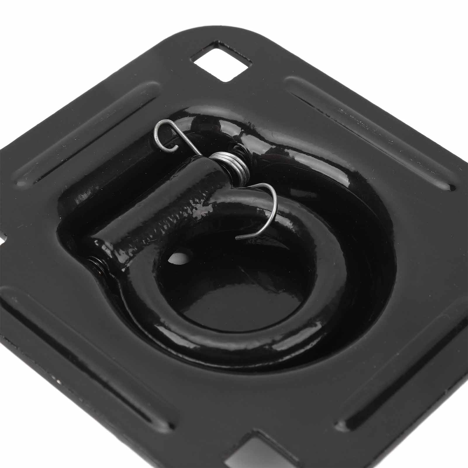 lyrlody Puntos de Anclaje de Amarre para Remolque, 4 Piezas de Anclajes de Amarre con Anillo en D Empotrados de 1,2 Pulgadas, Acero Al Carbono con Revestimiento de Zinc, Carga de 6000 Libras, para