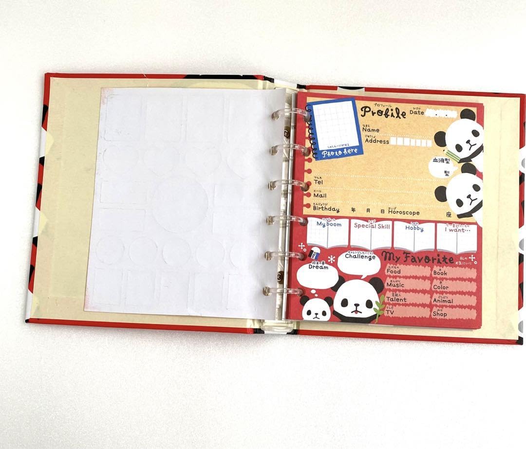 Amazon.co.jp: 平成レトロ プロフィール帳 プロフィールブック プロフ