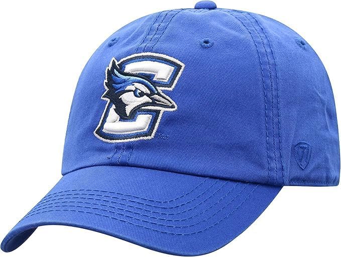 Collegiate Primary Color Relaxed Fit Adjustable Hats (US Alpha One Size Creighton)