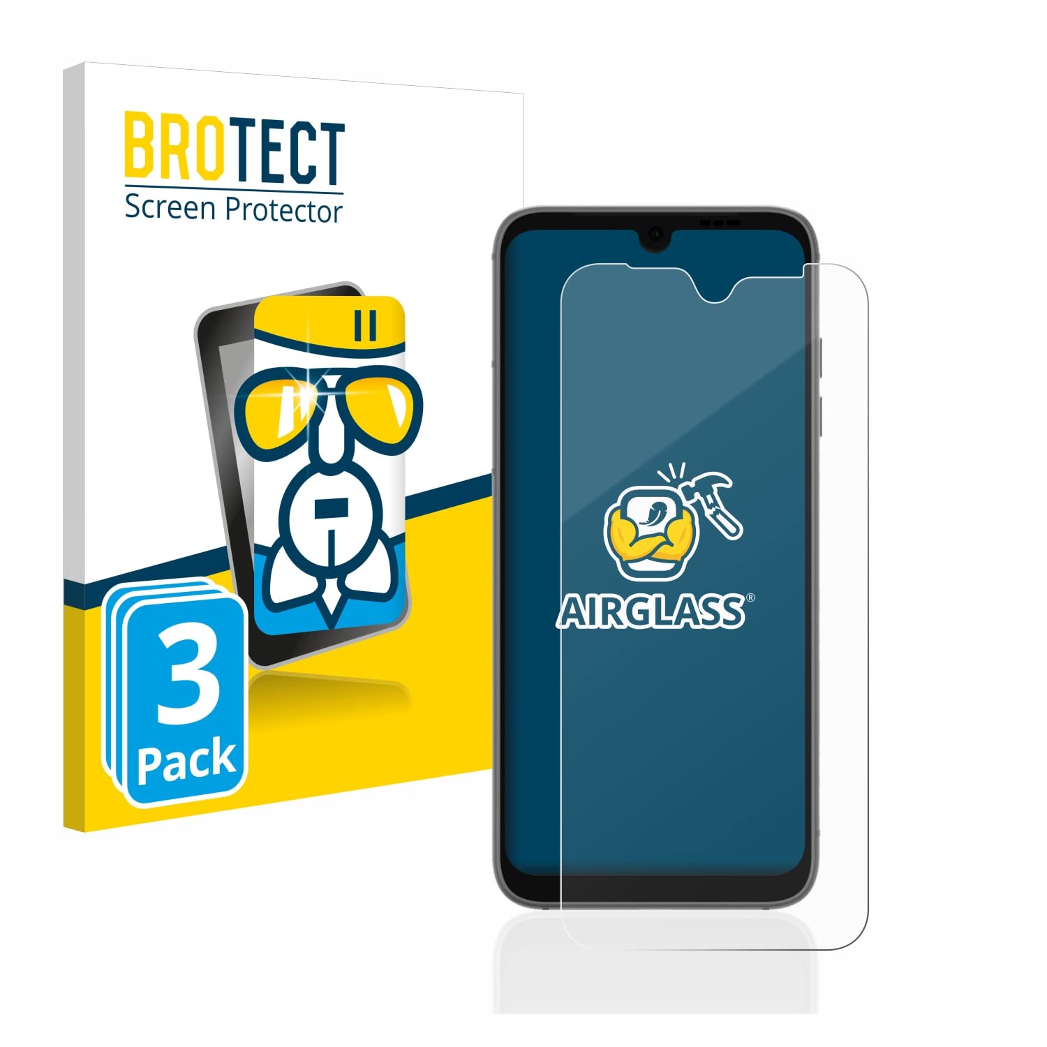 Protezione Schermo Brotect Pellicola Protettiva Vetro Per TomTom GO 6250 [Durezza Estrema 9H, Chiaro Vetro Temperato Tomtom