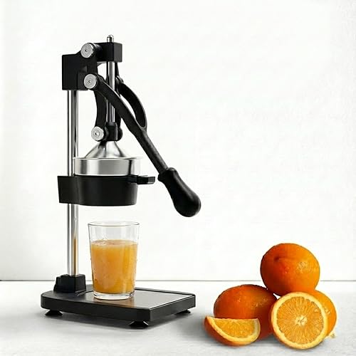 Miniatura 9 de Exprimidor manual de hierro fundido – Exprimidor manual de cítricos resistente, prensa profesional de naranja, exprimidor de limón de acero
