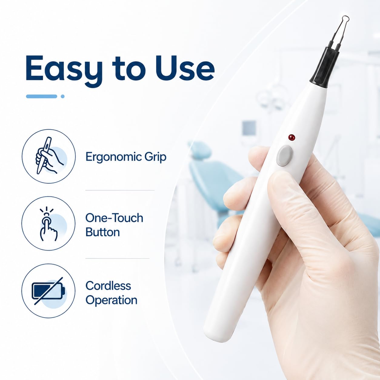 Dental Guttapercha Tooth Cortador de encías Endo Gutta Cutter Temperatura máxima 260 ℃ + 4 agujas para fiebre, cortador dental, para odontología profesional, clínica o laboratorio