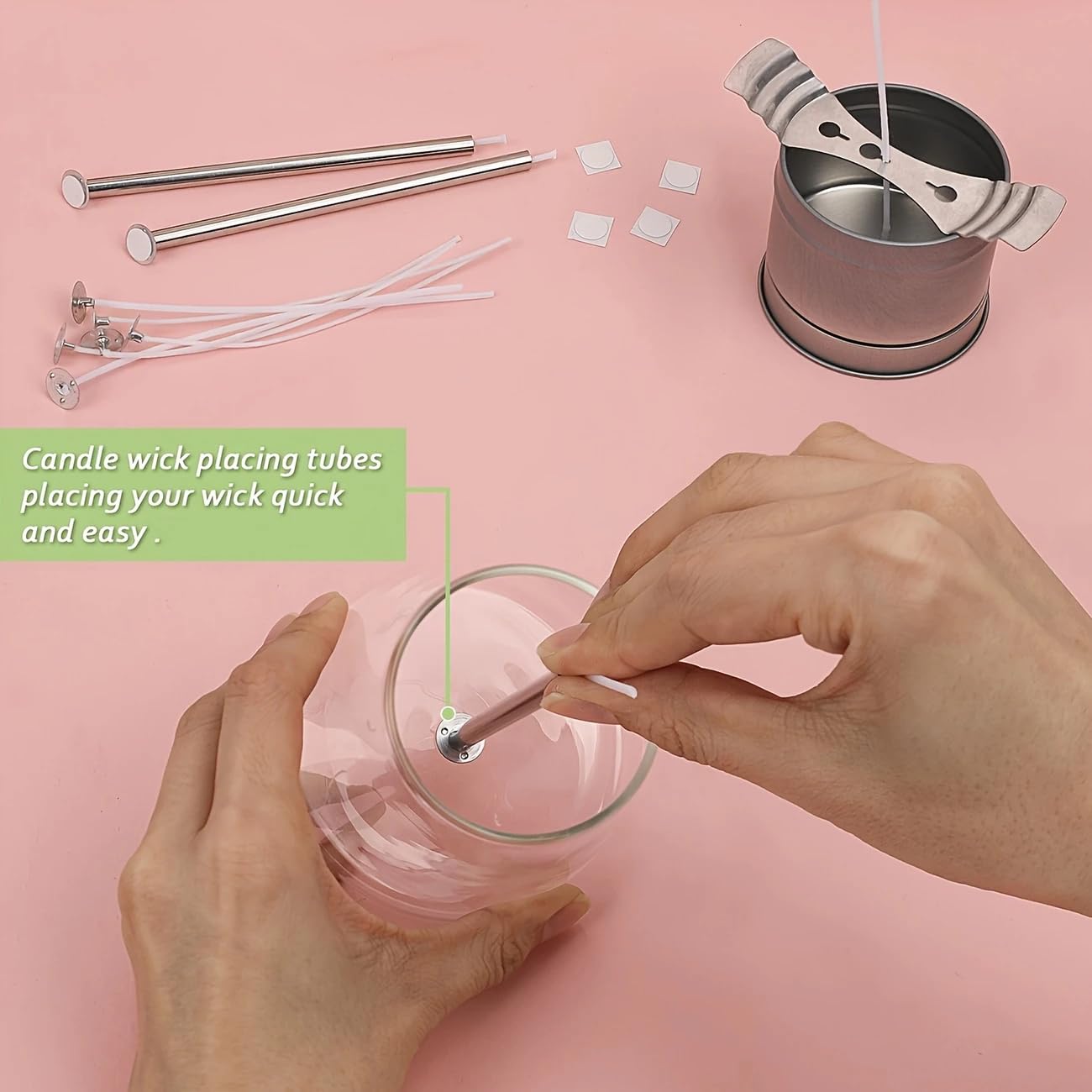 Kit Complet pour Fabriquer des Bougies en Cire de Soja - 920g de Cire Naturelle + Huiles Parfumées, Colorants & Accessoires - Idée Cadeau DIY - Incl. Pot de Fusion, Mèches, Bâtonnets