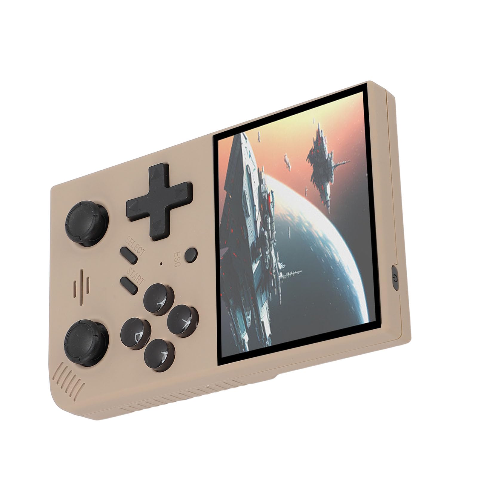 Handheld-Retro-Spielekonsole, Immersives Display, Komfortables Design für Tragbare Videospielkonsole für (Grau)