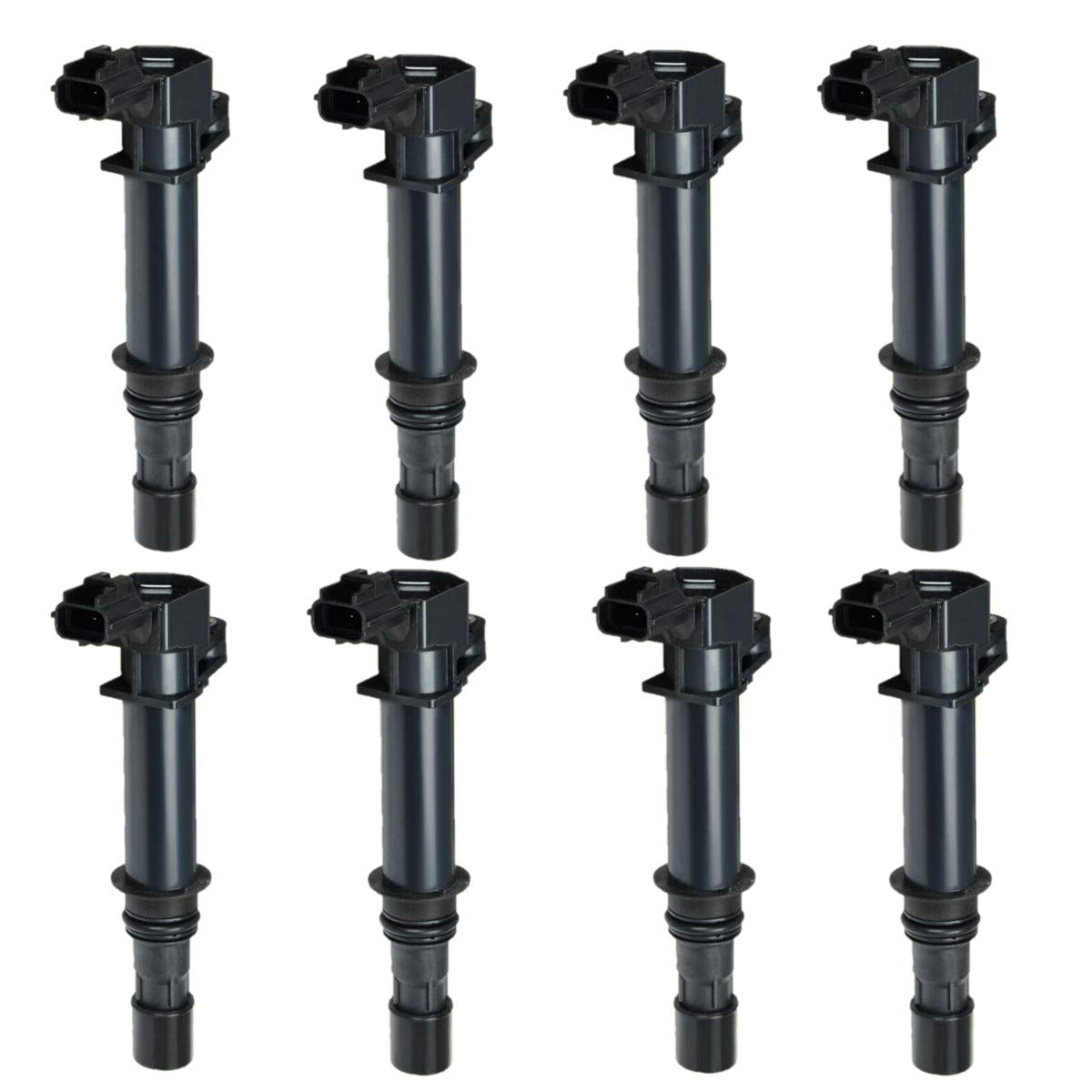 YHTAUTO Set of 8 Ignition Coil Pack Replacement for Jeep Grand Cherokee