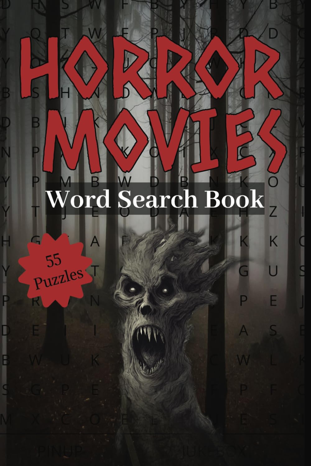 Horror Movies Word Search Puzzle Book: 55 Spooky Horror Related Puzzles