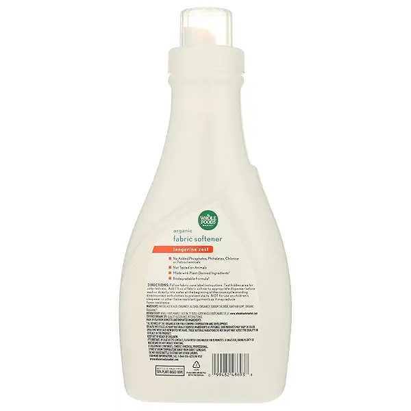 Fabric Softener Liquid Tangerine Zest Organic, 32 Ounce 2