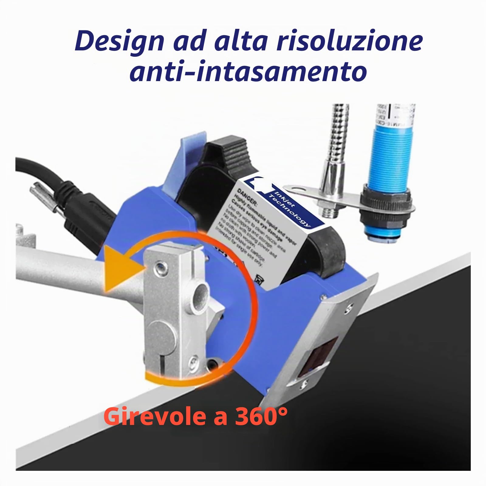 Stampante A Getto D'inchiostro Industriale T6Plus Stampante A Getto D' inchiostro Industriale Automatica T6/T6Plus – Codifica Online Per Data, QR, Barre E Testo, Altezza Fino A 25,4 Mm Stampante A Getto D'inchiostro Industriale T6Plus Stampante A Getto D' inchiostro Industriale Automatica T6/T6Plus – Codifica Online Per Data, QR, Barre E Testo, Altezza Fino A 25,4 Mm