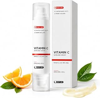 Tranexamic Acid Vitamin C Face Cream Day & Night Dual Chamber, Brightening Facial Cream for Even Skin Tone, 20ml