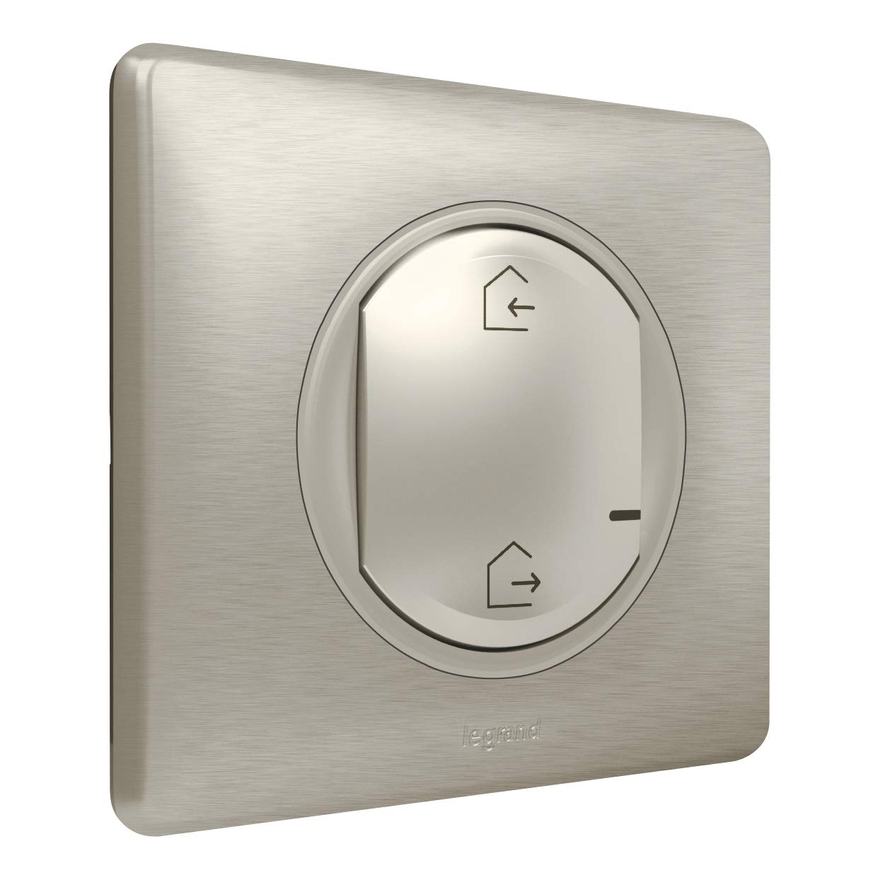 Legrand General Departure/Arrival Control for Associated Control of Lights, Roller Shutters, Connected Sockets - Dooxie with Netatmo Complete Connected Installation - Titanium Finish - 199176