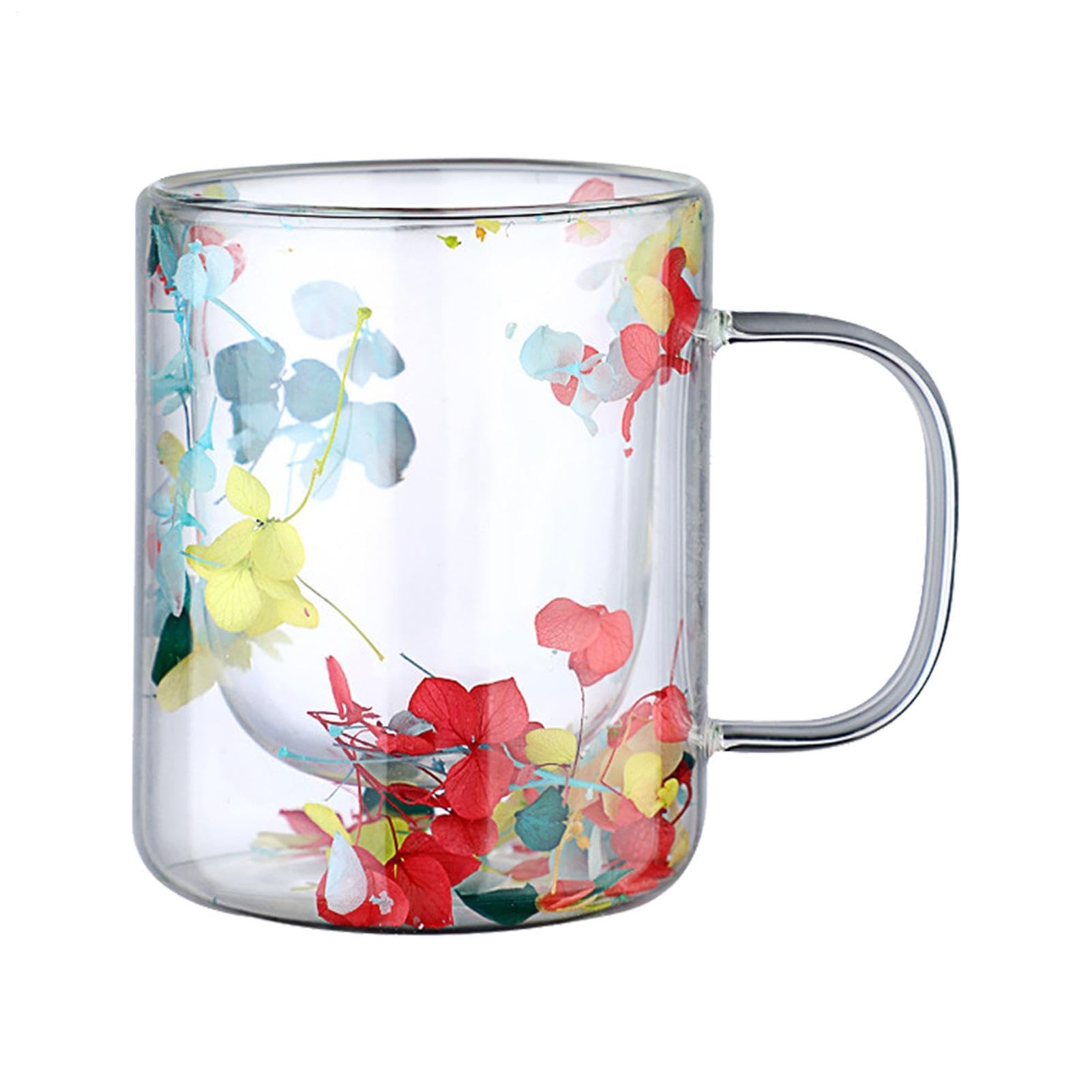 Vasos de doble pared para café té leche y agua tazas transparentes térmicas