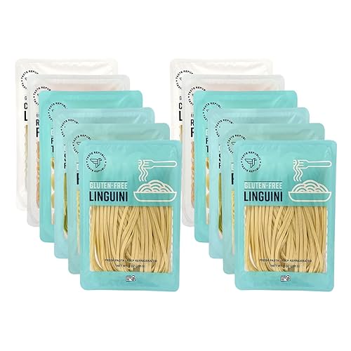 Miniatura 10 de Paquete variado de pasta sin gluten de Taste Republic, cocina en 4 minutos o menos, fideos sin gluten, fettuccine de espinacas, tortellini de 4