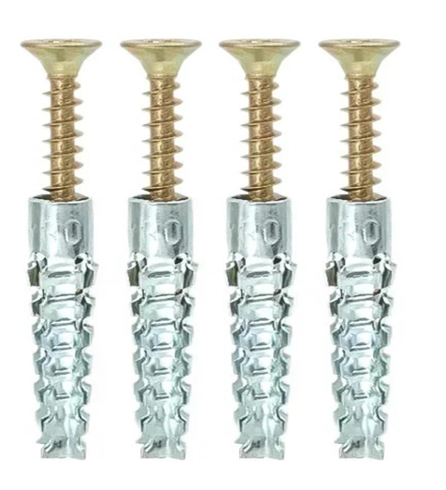 Kit Mit Selbstschneidenden Wandankern Aus Gezahntem Metall-Expansionsrohr(100 Sets)