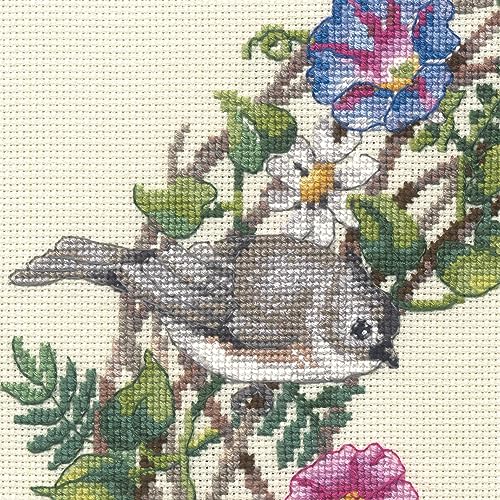 Dimensions 70-35427 Gold Collection Cottage Wreath Counted Cross Stitch Kit thumb #4