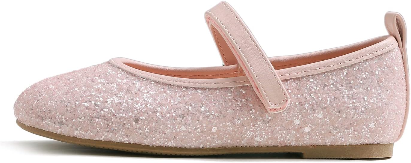 Babypink Glitter Loop Maryjane