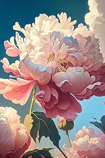 IEFSCAY Peony Blossom Diamond Painting | Hi-Definition Flash Diamond DIY Painting Kit,for Room Decor,De-Stressing Art & Easy to Create A Stylish Home 12X16 inch