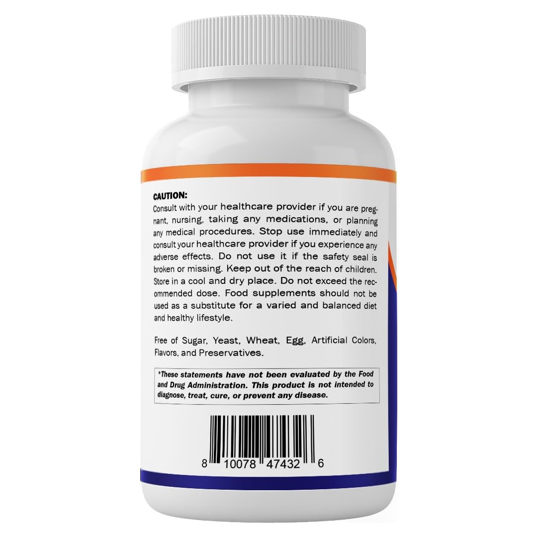 Vitamatic Calcium Magnesium Zinc D3 Boron | 365 Coated Tablets Supplement | Calcium 1200 mg, Magnesium 420mg, Zinc 25mg, Vitamin D3 1000 IU, Boron 1 mg | Non-GMO | Gluten Free | Made in USA — Amazon image 9