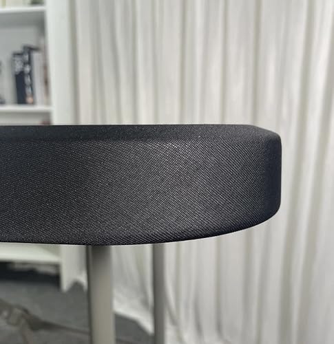 Haorui 6 Pack Spandex Elastic Tablecloth Banquet Black Table Cover Washable Folding Table Cover Rectangle Tablecloth With Elastic For Picnic Party (Black, 6 Ft) #TOP4