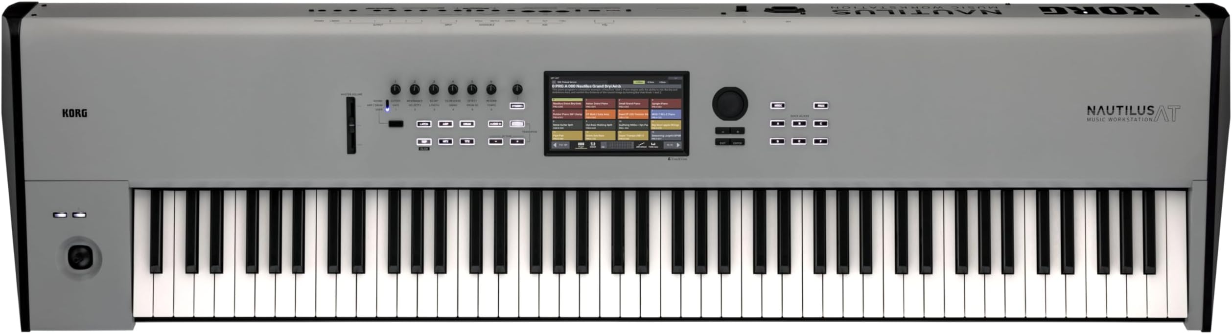 Nautilus AT 88-key Synthesizer Workstation w/Weighted Keys featuring Aftertouch - Limited Edition Gray
