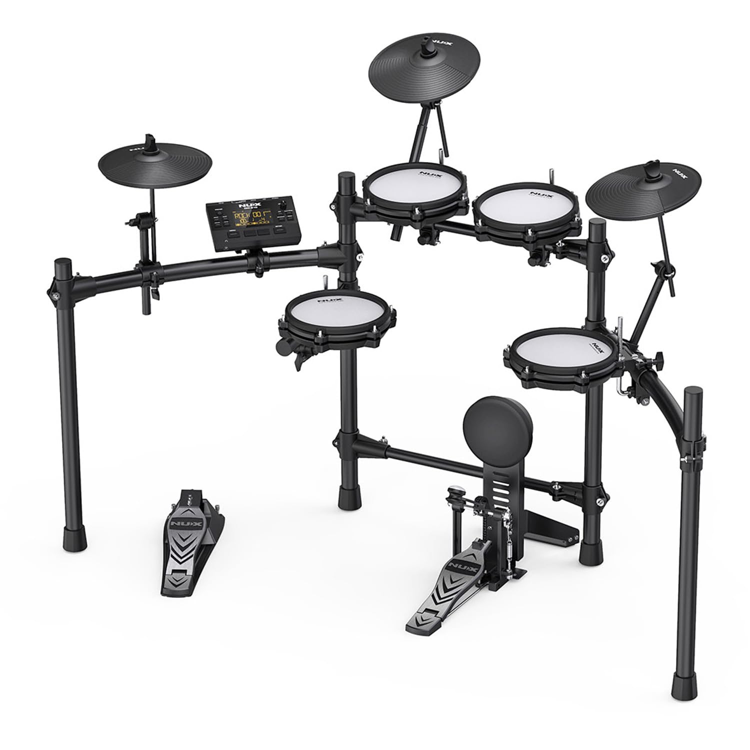 Nux DM-210 E-Dum elektronisches Schlagzeug Drumset + keepdrum Zubehör-Set