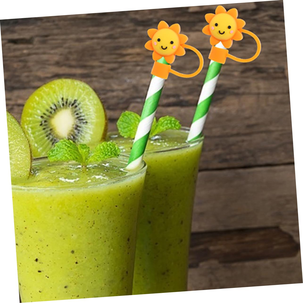 MAGICLULU 24stücke Trinkhalm Schutzkappen Wiederverwendbare Strohalm Abdeckungen Für Staubschutz Perfektes Zubehör Für Cocktails Und Getränke