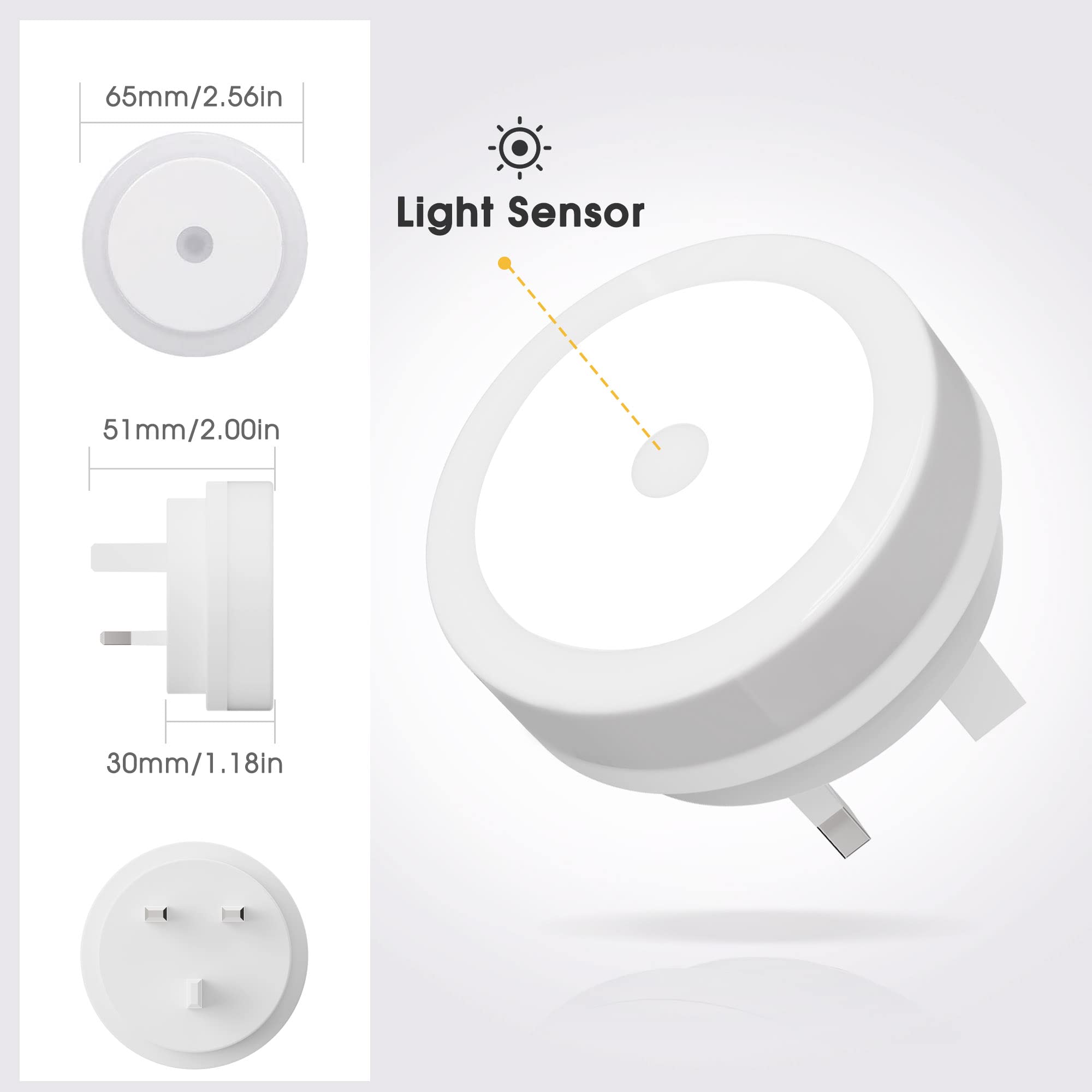 Luce Notturna Con Sensore, Rilevatore Di Movimento, LED, Ricarica USB 3 Livelli Dimmerabili 3 Modalita Accensionespegnimento Automatico Adsorbimento Magnetico Adesiva Per Cucina Camera Da Lett 87980989