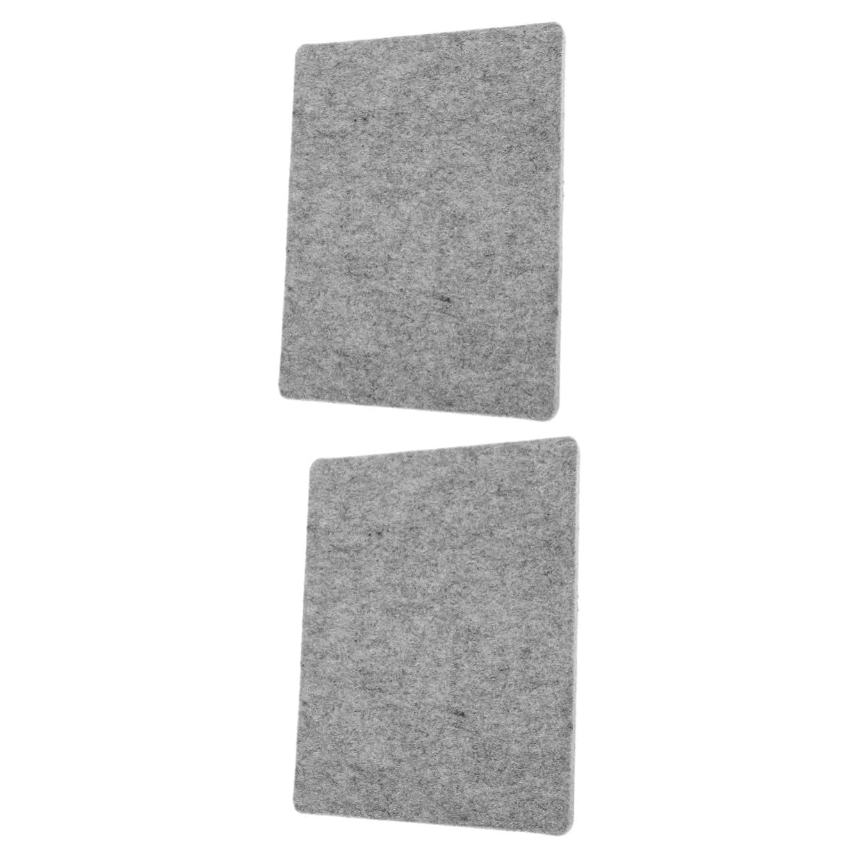 SOLUSTRE 2 Pezzi Tappetino da Stiro in Feltro di Lana Resistente Alte Temperature Riutilizzabile e Leggero per Protezione Abiti e Uso Versatile