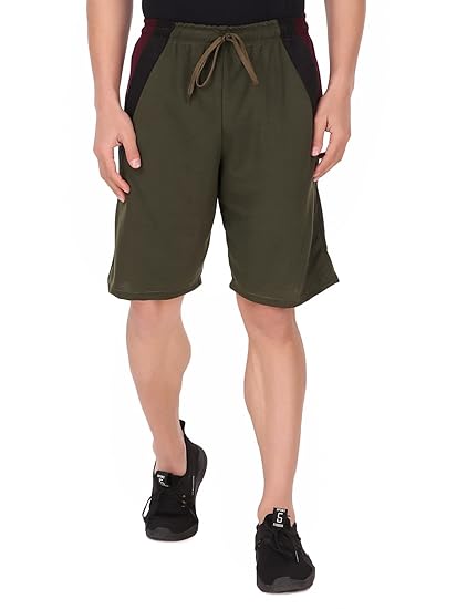by Uzarus Men's Regular Gym Running Sports Shorts