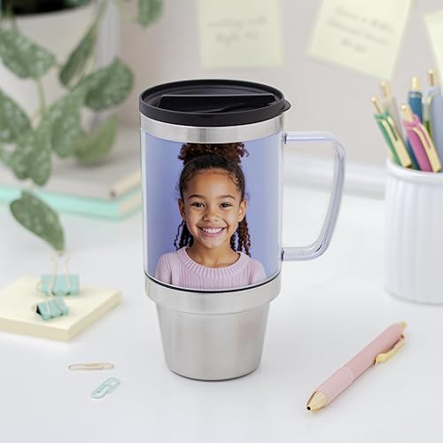 Miniatura 8 de Foto taza de viaje de acero inoxidable