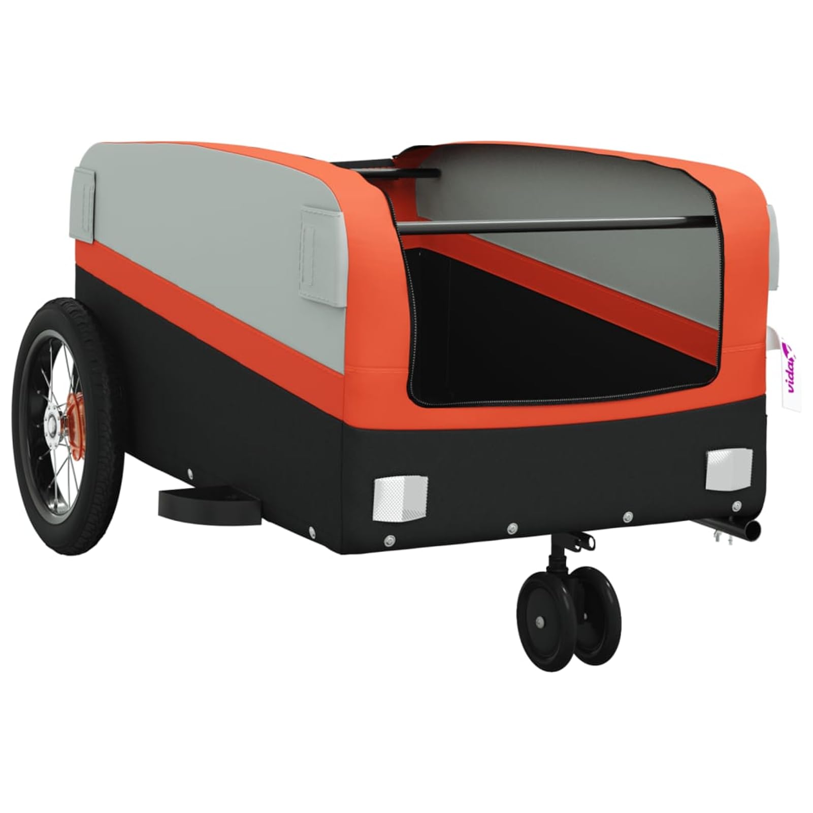 Fahrradanhänger 30kg Eisen Orange | Robustes Eisen, 30kg Zuladung, stabil