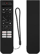 Silikon Schutzhülle für Philips 4K Smart LED TV 50PUS7009/12 43PUS7009/05 75PUS7009/12 SRC-3215-01 SRC-3216-12 Fernbedienung, Stoßdicht, rutschfest, Waschbar, Schwarz