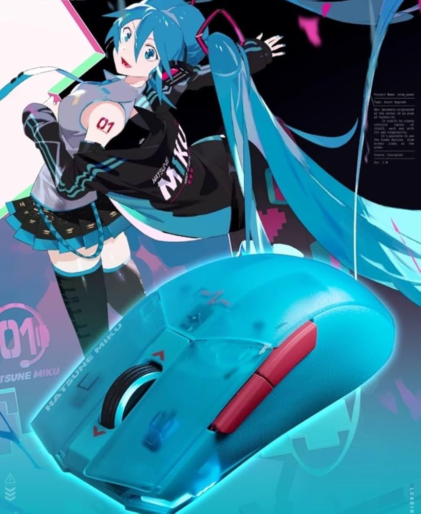 Amazon.co.jp: YINGGU 初音ミクキーボード 機械キーボード