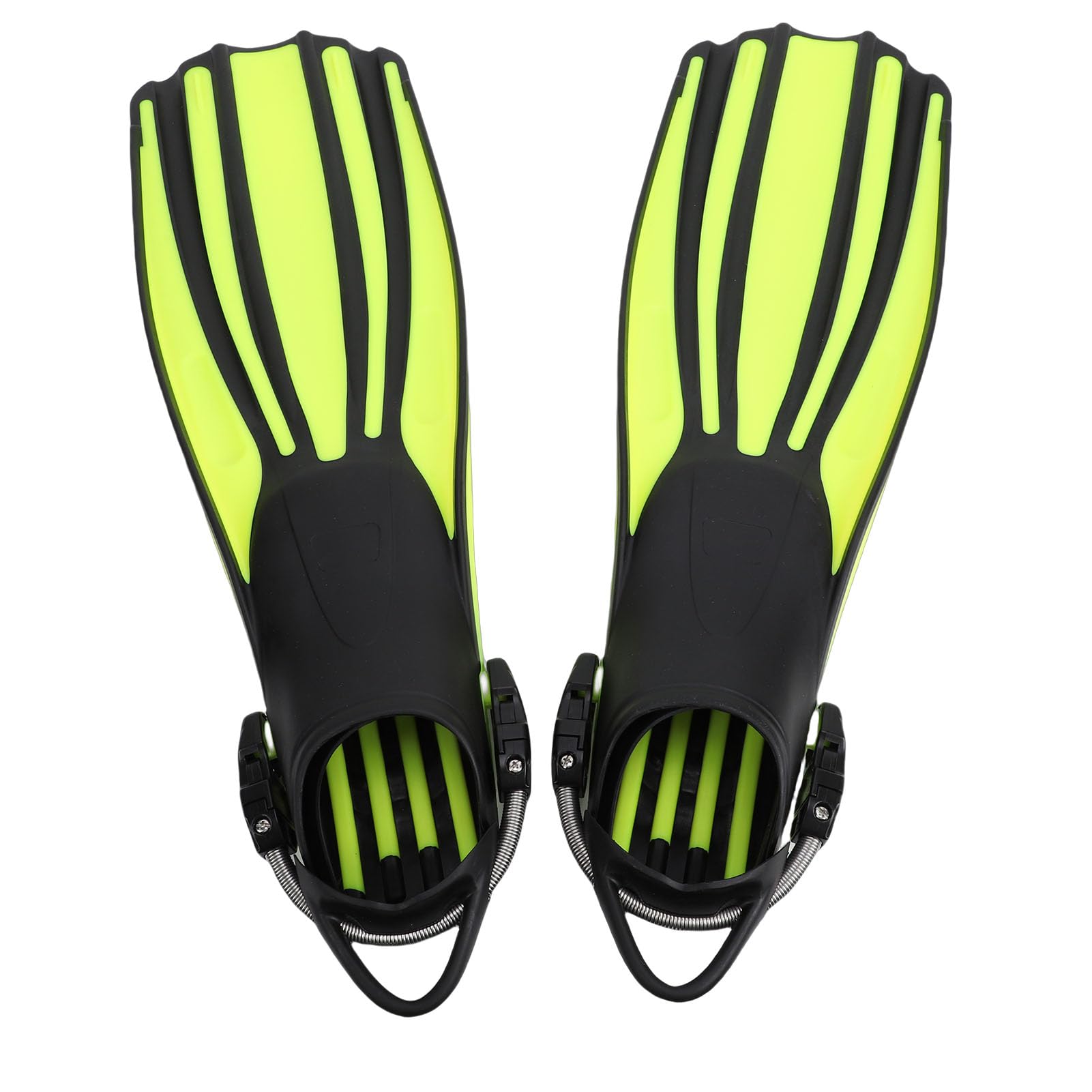 Annadue Aletas de Buceo Ajustables, Aletas Largas de Buceo TPR, de Snorkel para Natación Hombres Mujeres con Correas de Aleta, de Equipo de Snorkel