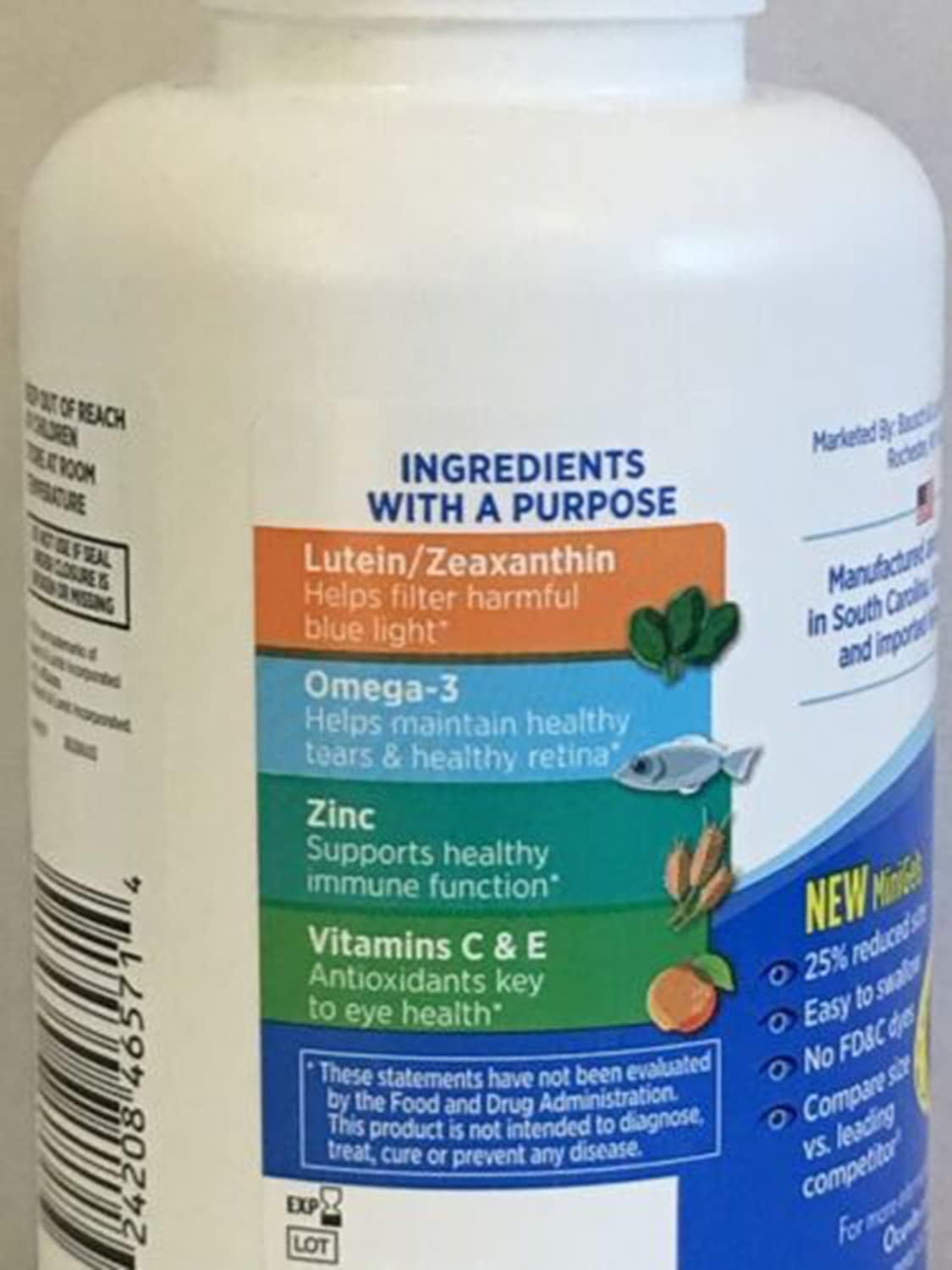 Buy BAUSCH + Lomb 0Cuvite Eye Vitamin & Mineral Supplement Adult 50