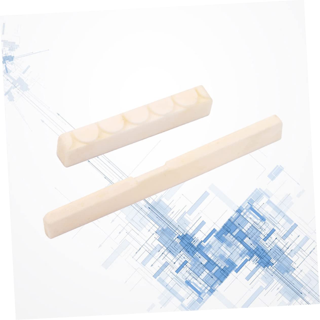 FAVOMOTO Beef Saddle Bone Upper Lower Pillows Arch Design Easy to Install Guitar Classical Bone Guitar Accessories