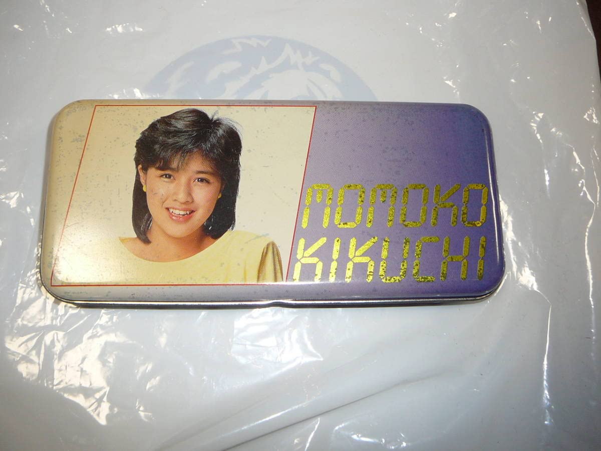 Amazon.co.jp: 菊池桃子 缶ペンケース BERMUDA MUSIC PUBLISHERS CO