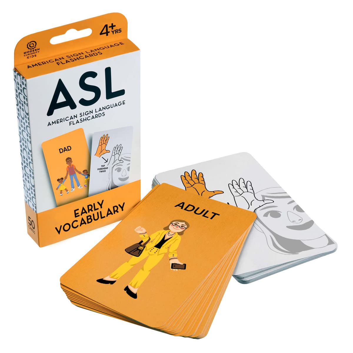 Deluxe ASL American Sign Language Flashcards - Early Vocabulary