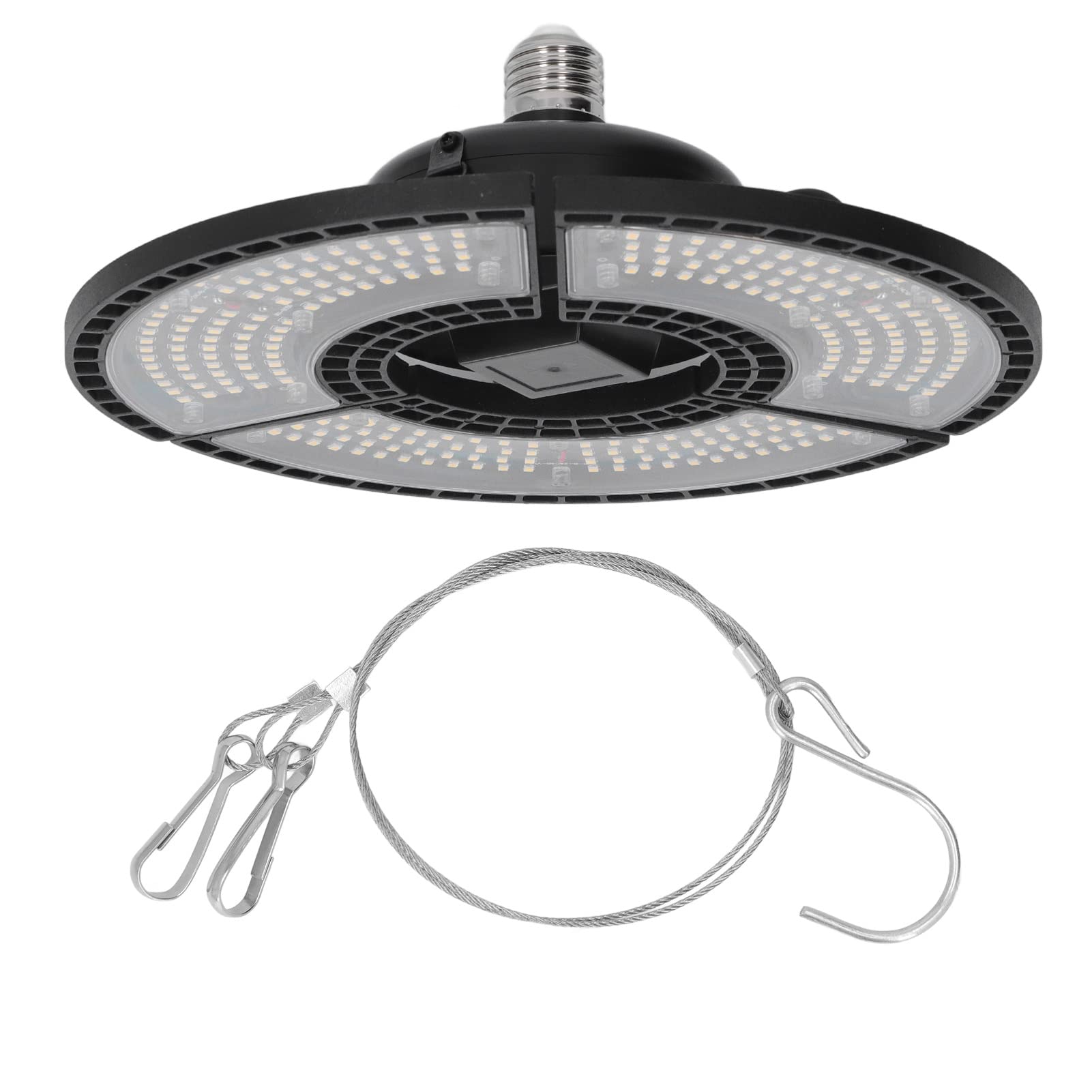 Lampe de culture LED pliable E26 spectre complet 100-277V pour jardin intérieur étanche