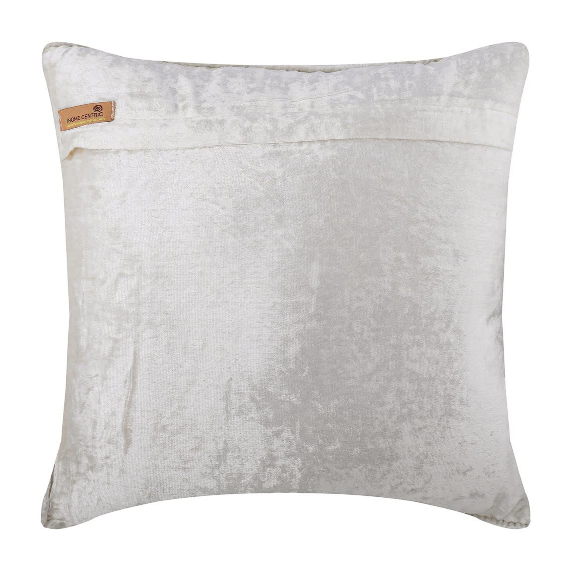 Fabric Mart Direct Paloma Grey 60x60 cm Burnout Velvet Federa Cuscino, Edera Grigio Velluto Federa x Divano, Moderno Natura e Fiori Euro Sham Covers - Paloma Grey Floral