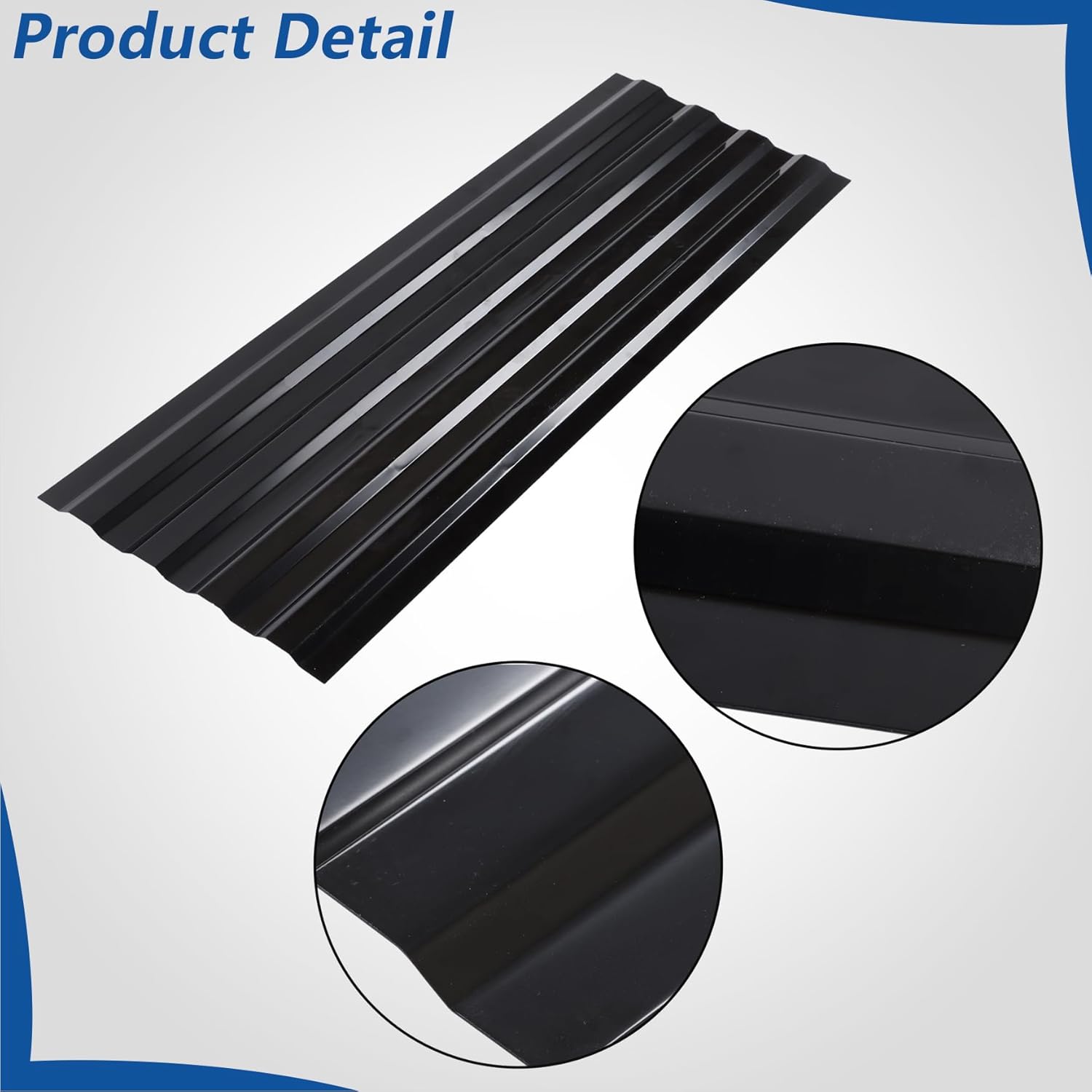 WFLNHB 4Pcs Black Steel Truck Bed Floor Patch Panel Replacement for F250 F350 F450 1999-2016 926-881
