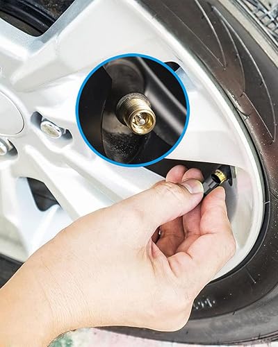 Miniatura 7 de 4 tapas de válvula Kuromi para válvulas de neumáticos de automóvil, tapas universales para neumáticos de automóvil, accesorios de automóvil, para