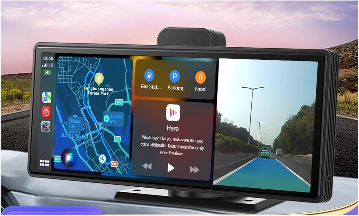 Caméra de Tableau de Bord 4K 10,26 ", enregistreur DVR Automatique