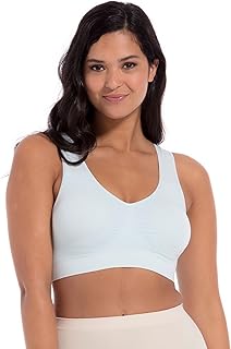 Bamboo Comfort Brasier sin Costuras para Mujer con Tirantes Anchos