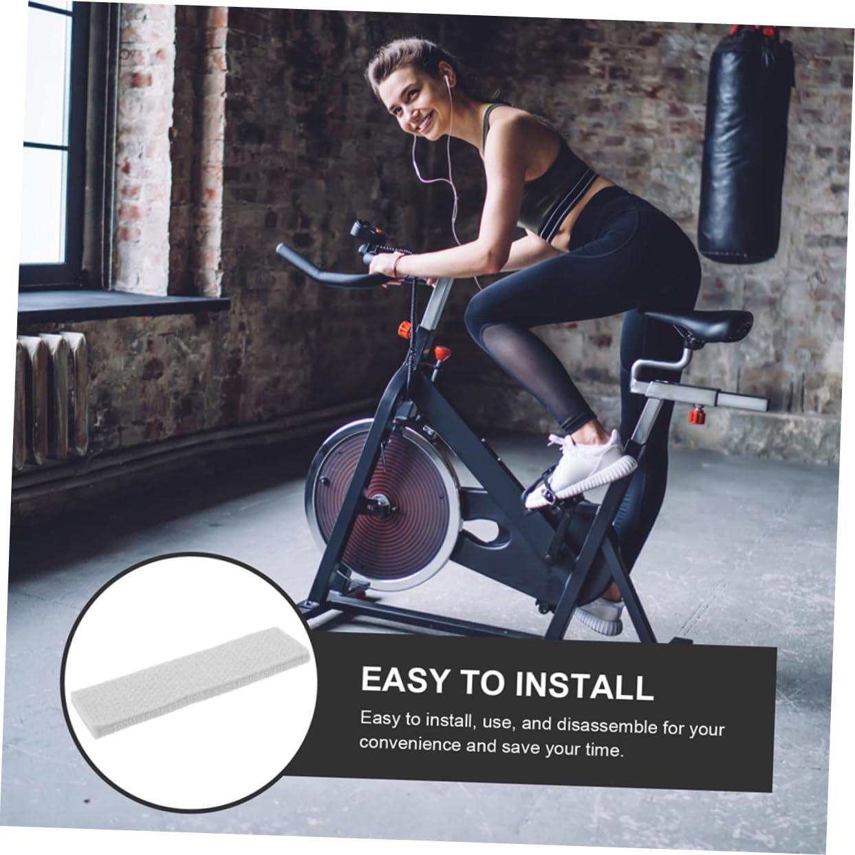 Kisangel 6pièces Plaquettes De Frein pour Vélo Exercice Tapis De Frein Feutre Lot
