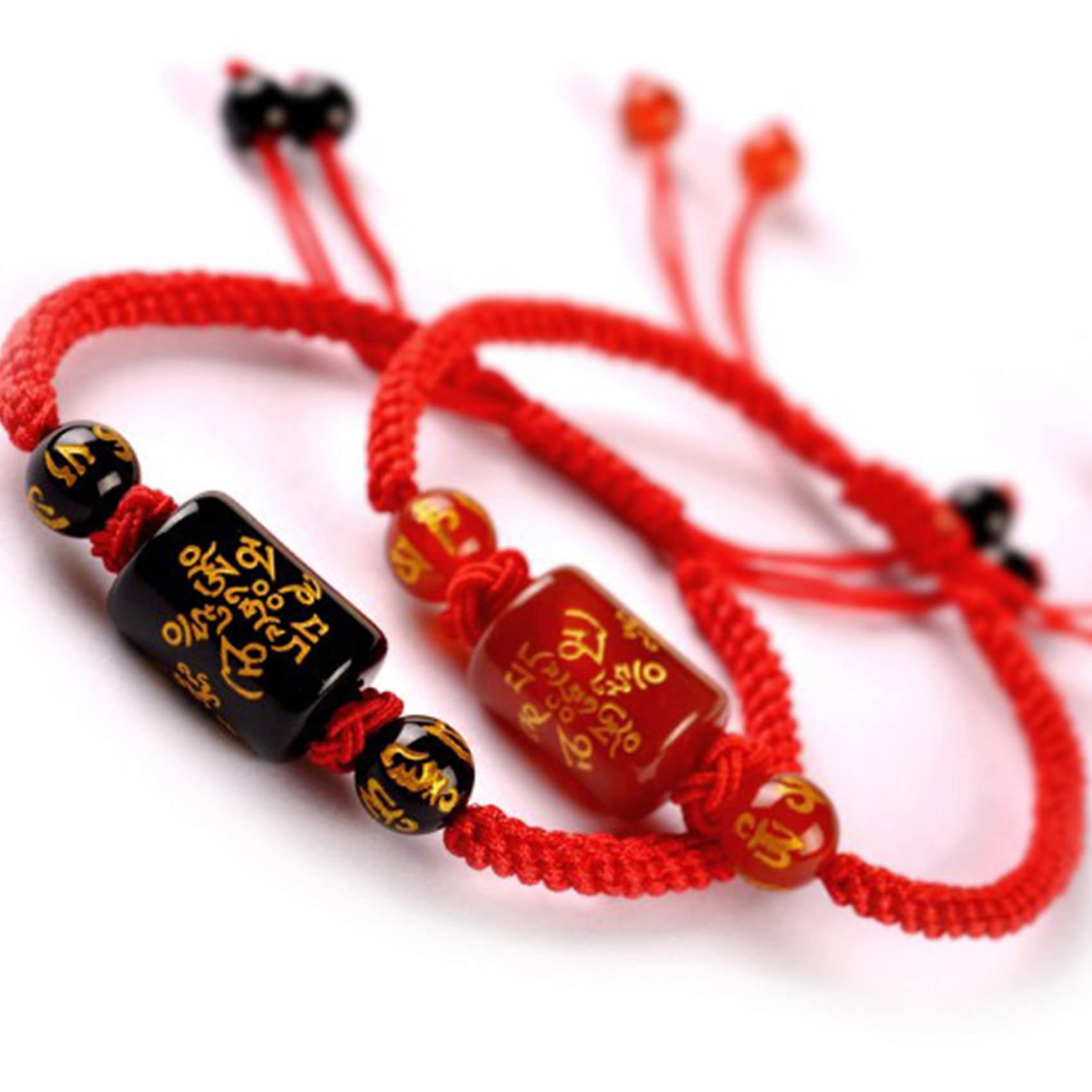 Nzpost Women's Red Agate Crystal Bracelet,Agate Bracelet, Bracelet Natural Gemstone Bracelet For Men Amulet