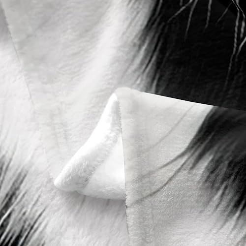 Vista 49 de Manta de cama de arte abstracto Grunge para niños, color verde azulado y naranja, manta de forro polar desordenada con pintura de óxido, manta Multi