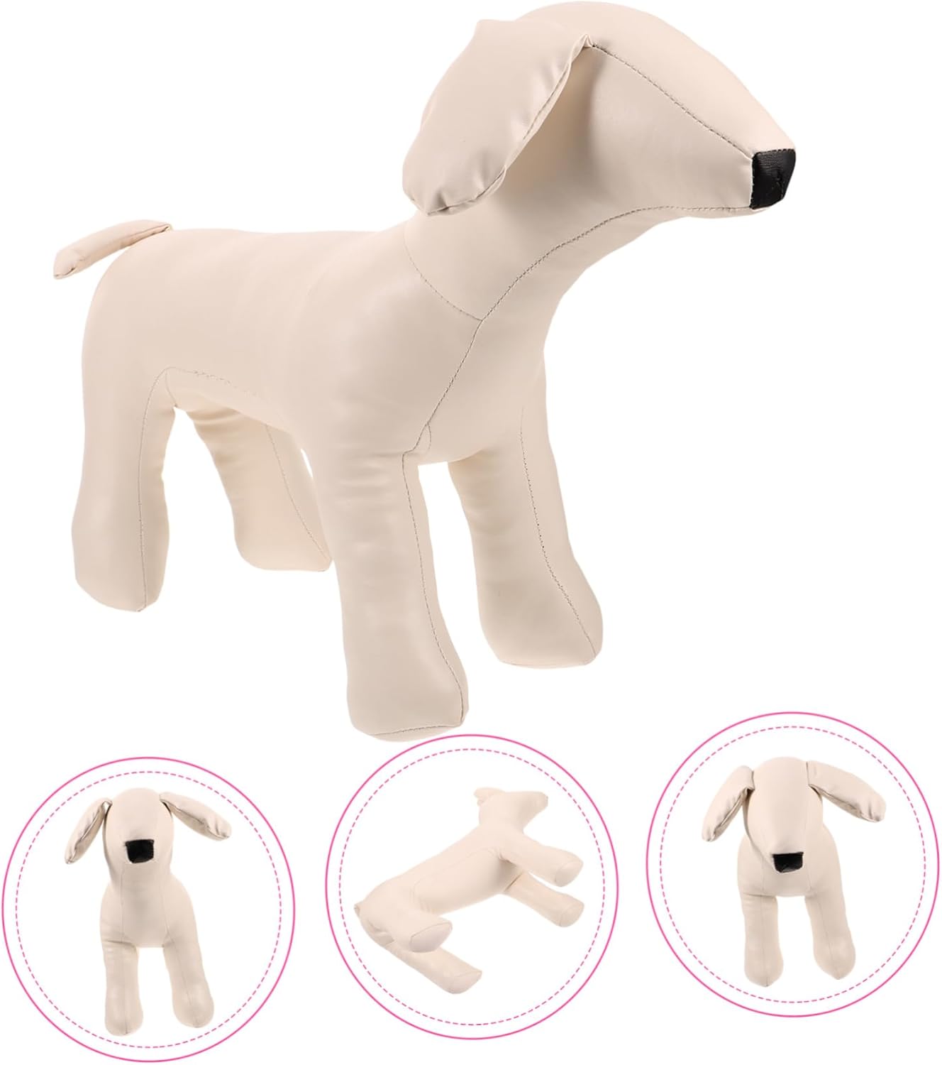 Decorative Dog Mannequin Reusable Pet Clothing Model Small Dog Costume Display Stand