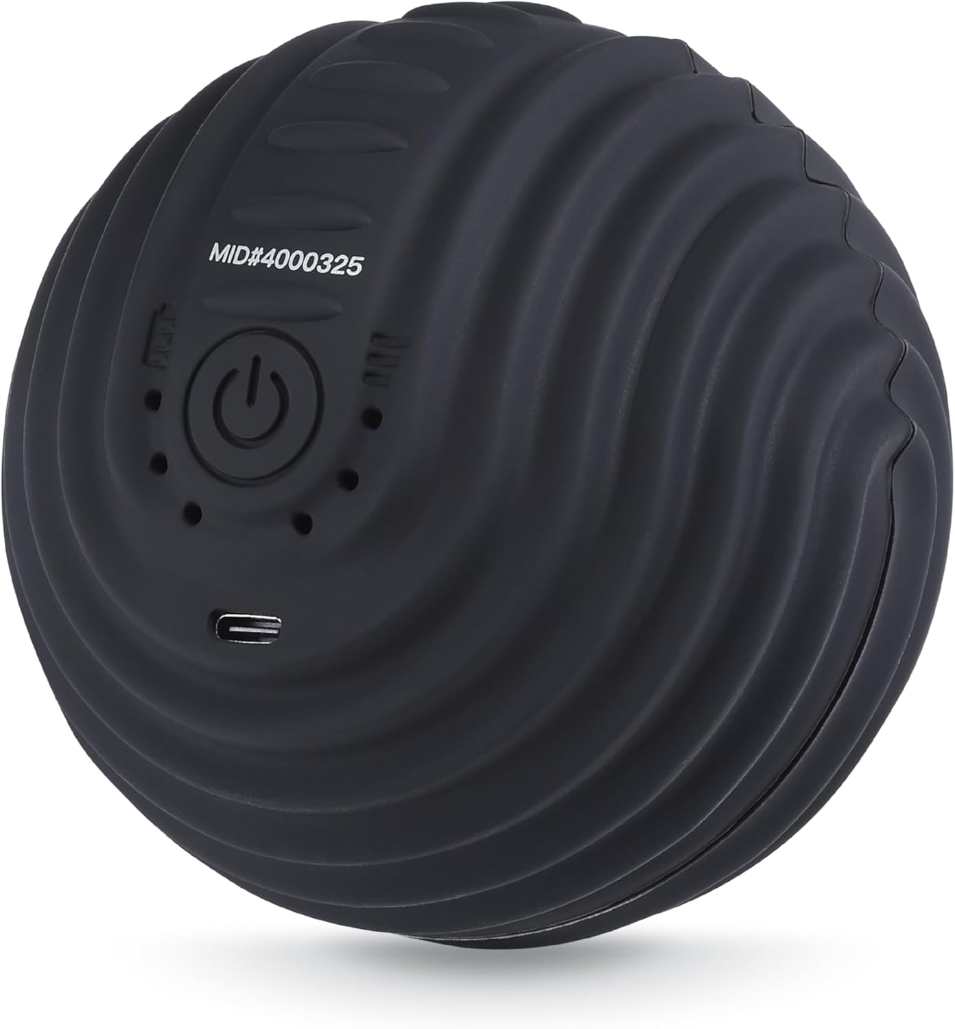 Spalding - Vibrating Massage Ball, Portable Deep Tissue Massage Ball for Muscle Recovery, Fitness, Trigger Point Relief and Pain Relief (Black)